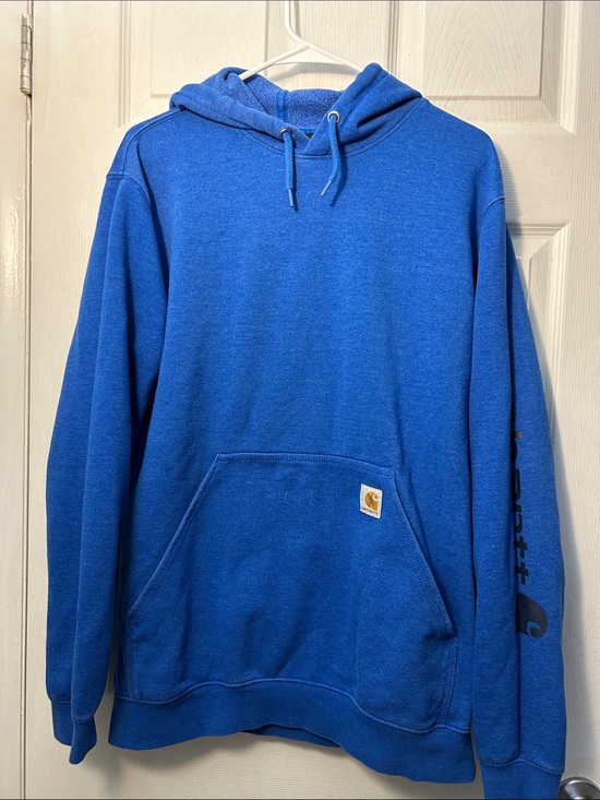 Carhartt Other - Carhartt Royal Blue Hooded Pullover Sweatshirt